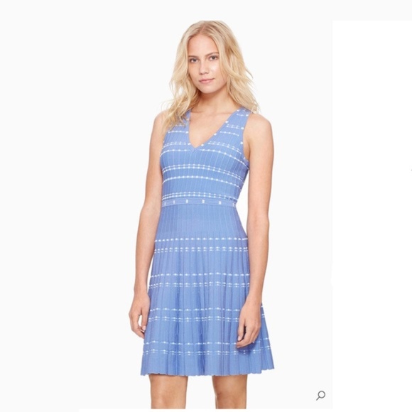 PARKER STITCH FIX BECKY KNIT DRESS MEDIUM BLUE - Picture 4 of 9